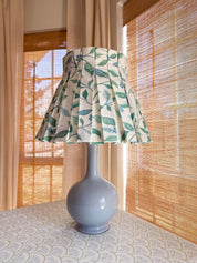 ELYSSE CLASSIC BOX PLEAT LAMPSHADE | PEACOCK