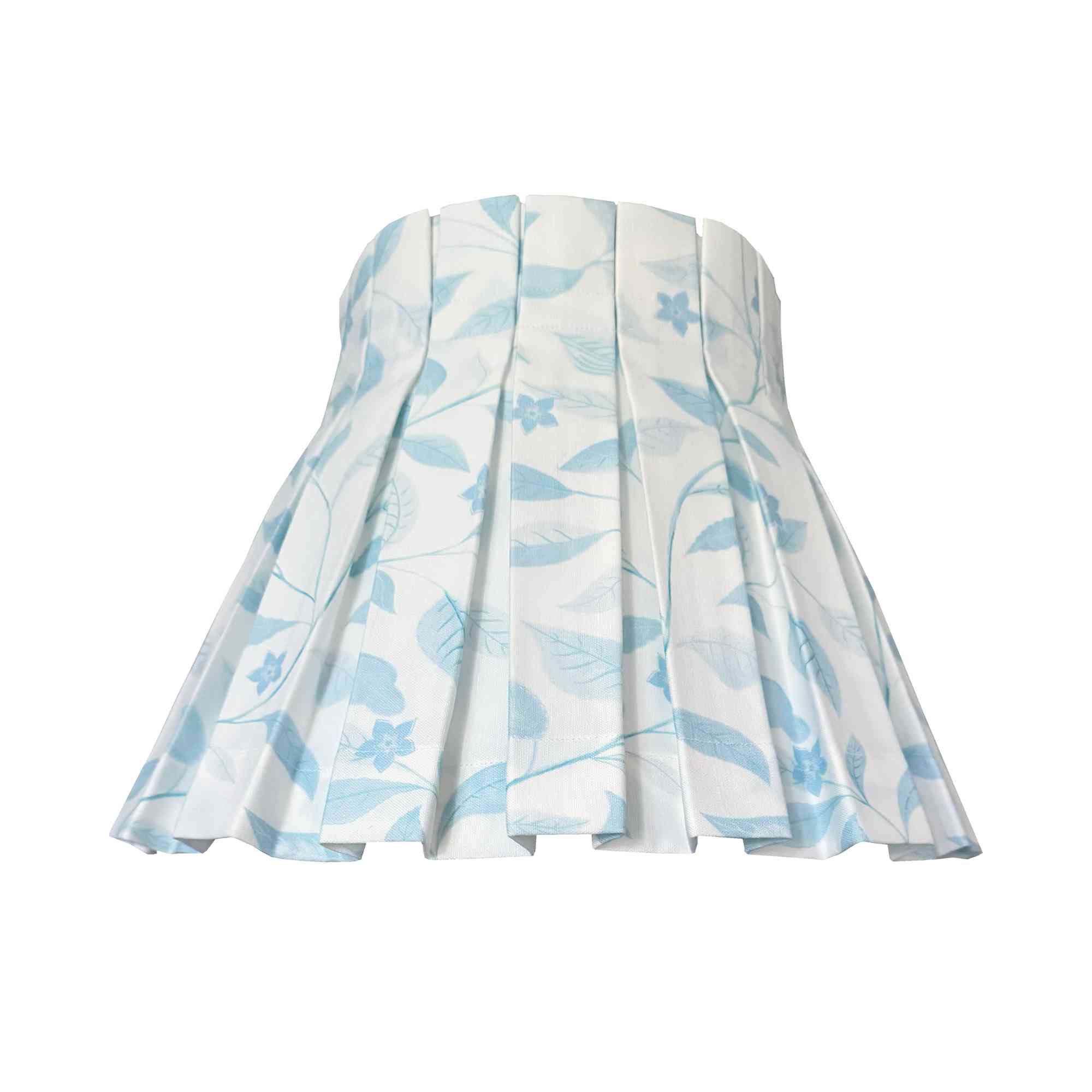 ELYSSE CLASSIC BOX PLEAT LAMPSHADE | POWDER