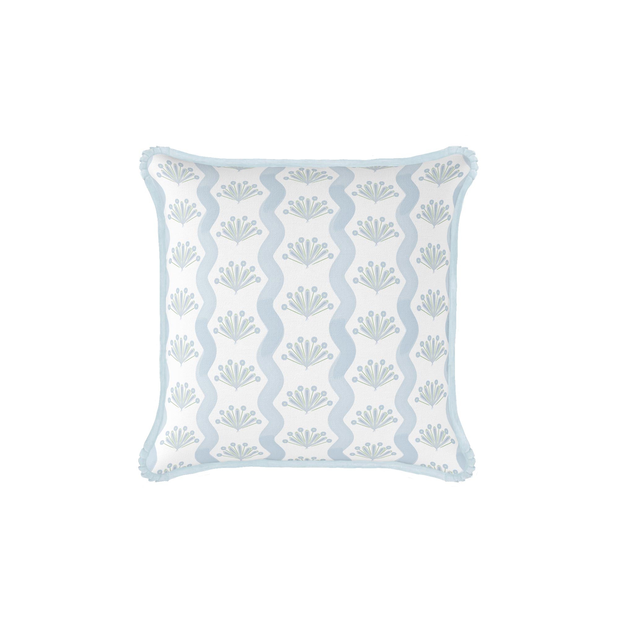 RIVIERA PILLOW COVER | PASTEL BLUE