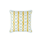 RIVIERA PILLOW COVER | SAFFRON
