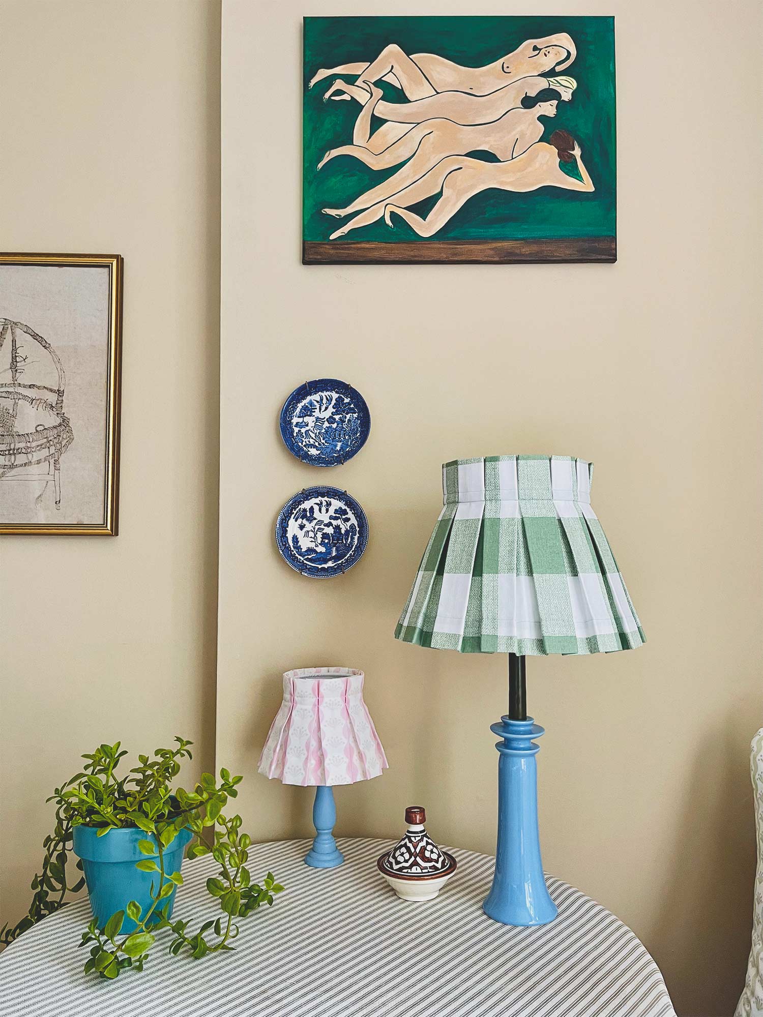 BABY RIVIERA CLASSIC BOX PLEAT LAMPSHADE | PINK