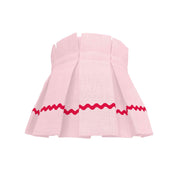 SQUIGGLE CLASSIC BOX PLEAT LAMPSHADE | RED/PINK