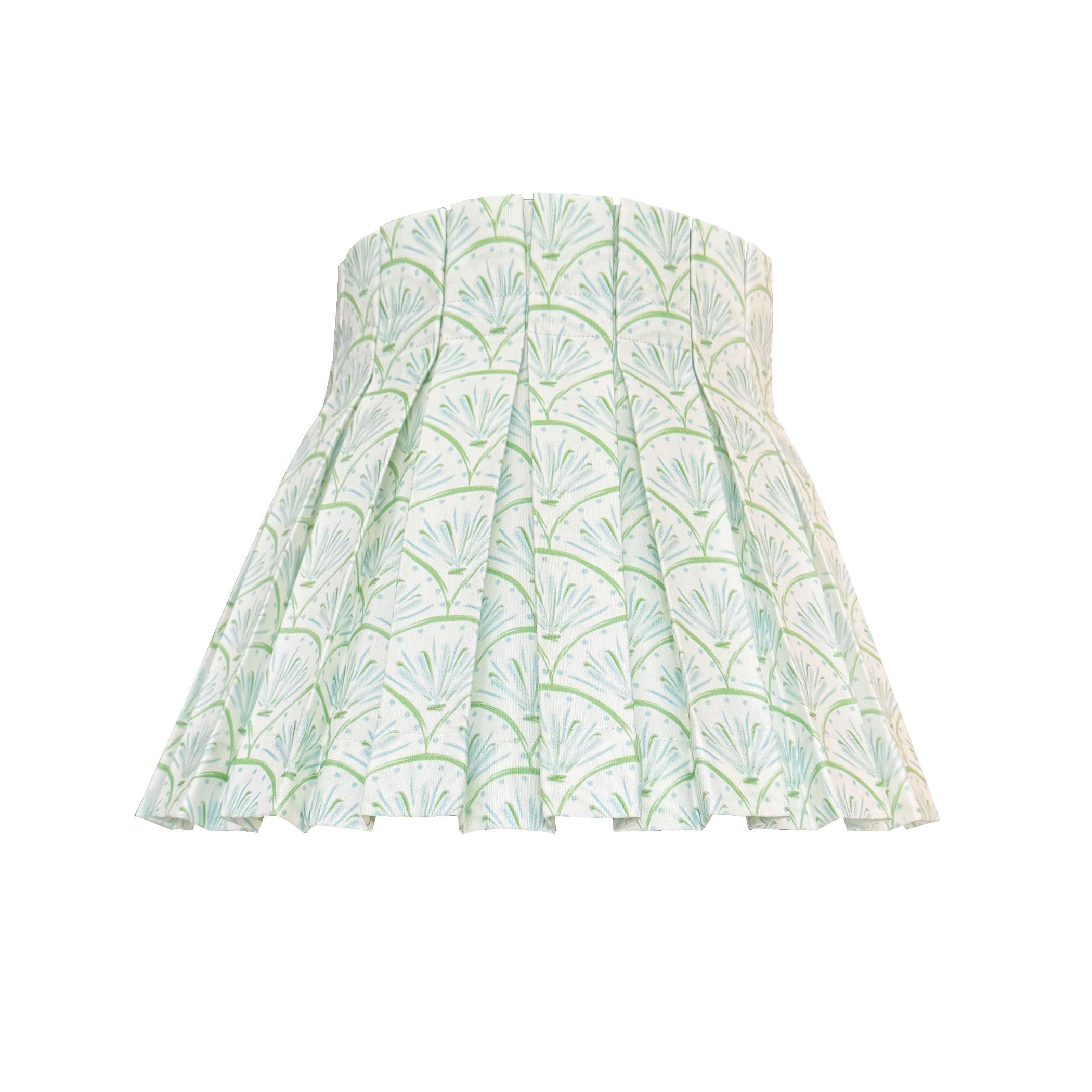 VALENCIA CLASSIC BOX PLEAT LAMPSHADE | AQUA
