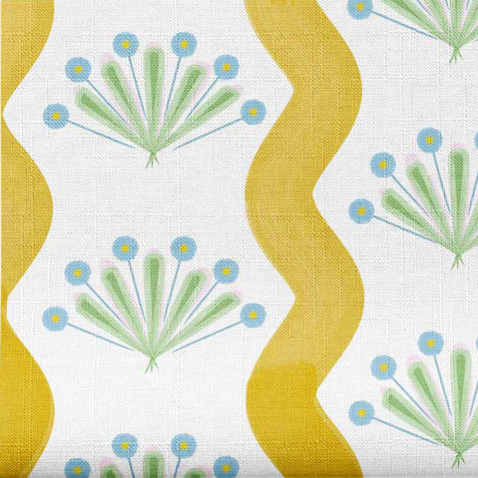 RIVIERA FABRIC SWATCH | SAFFRON