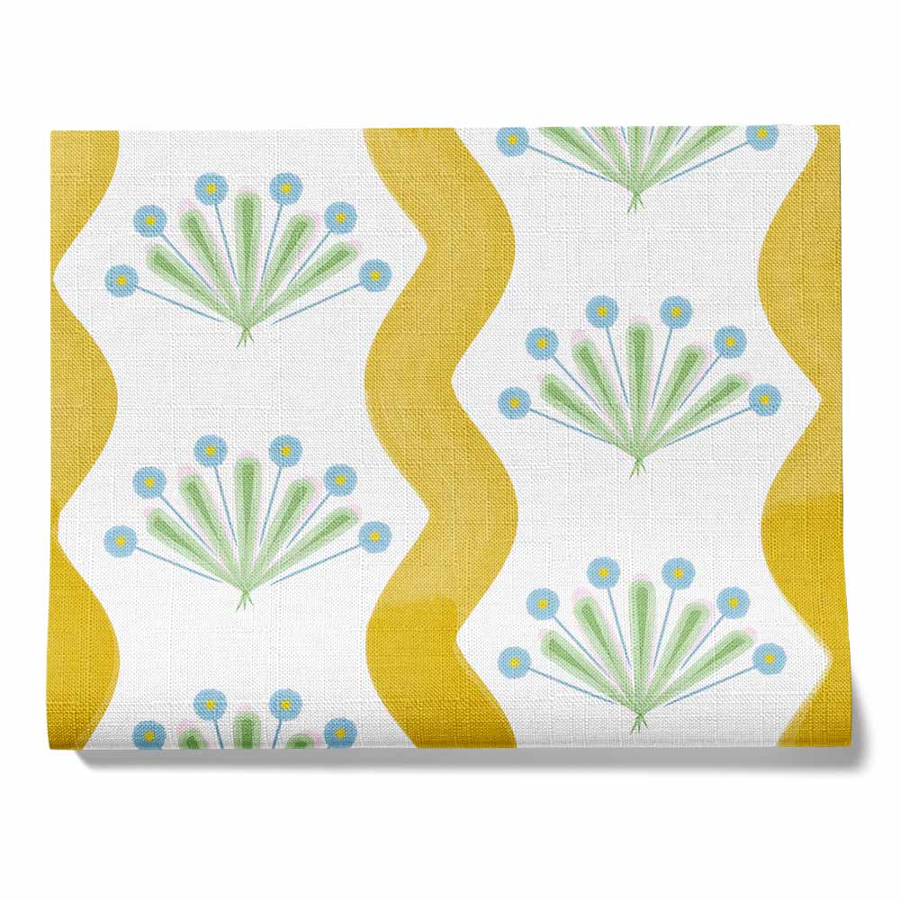 RIVIERA PILLOW COVER | SAFFRON