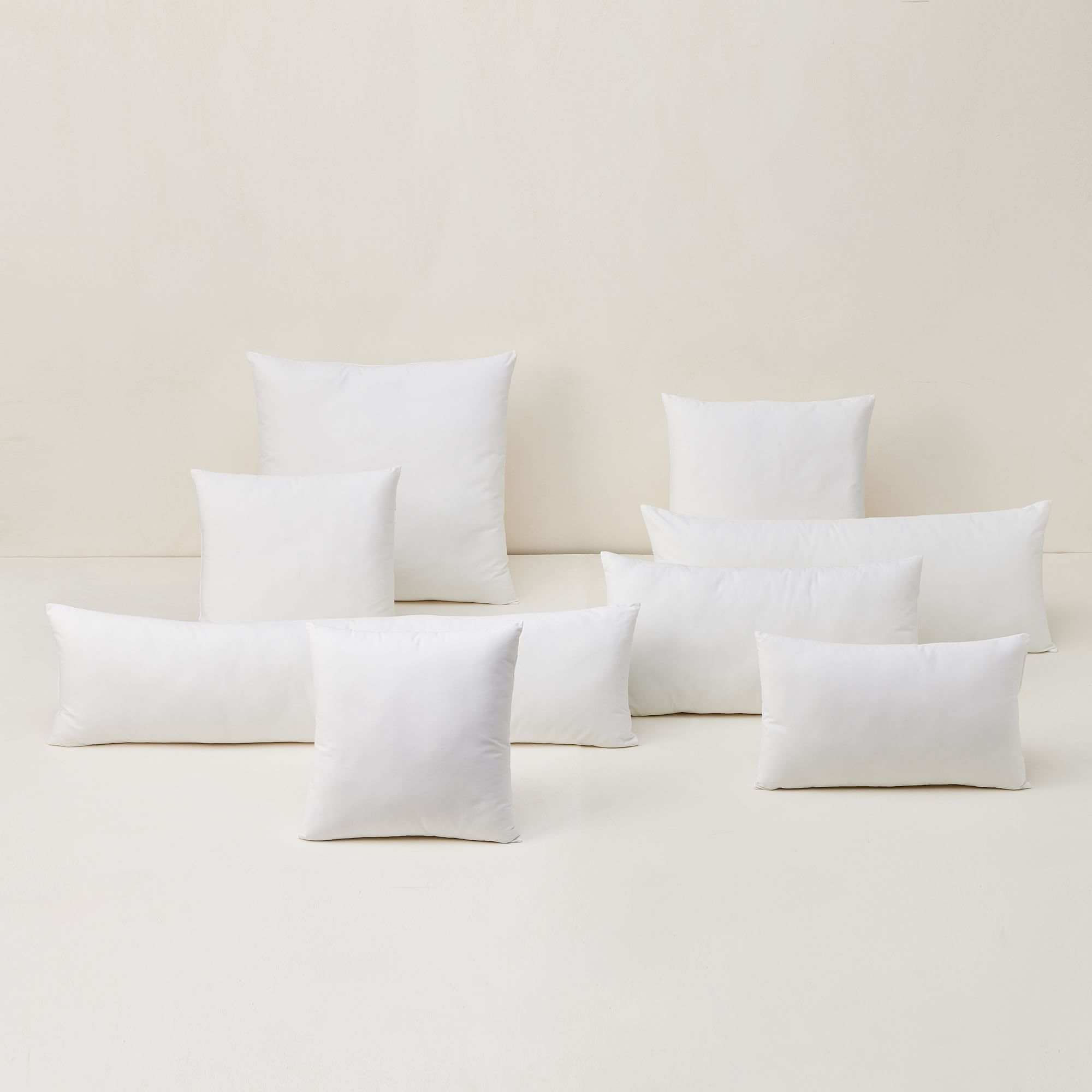 ideal pillow insert size and type for decorative pillows