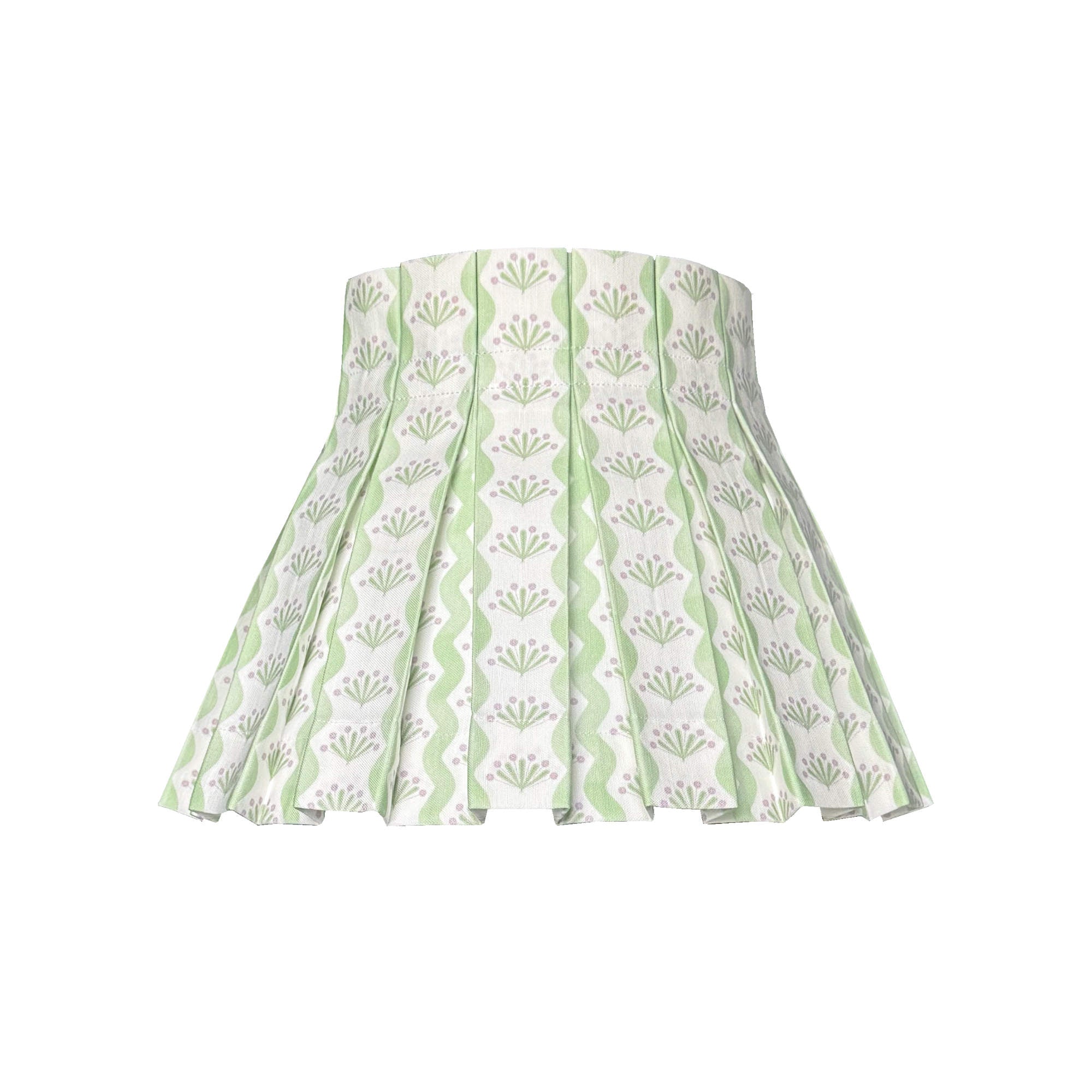 BABY RIVIERA CLASSIC BOX PLEAT LAMPSHADE | GREEN