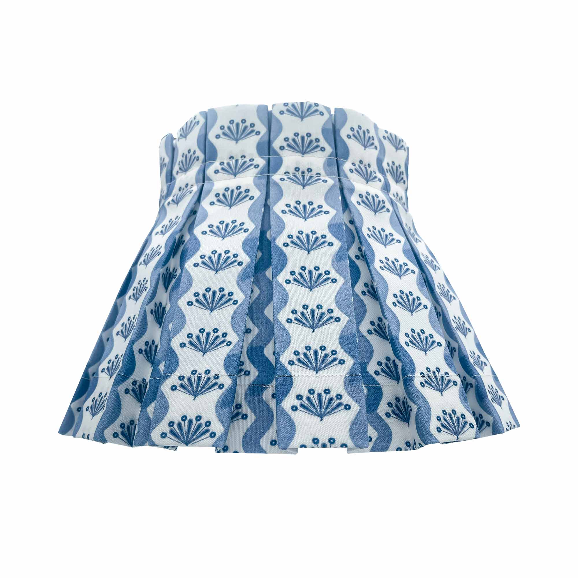 BABY RIVIERA CLASSIC BOX PLEAT LAMPSHADE | PACIFIC BLUE