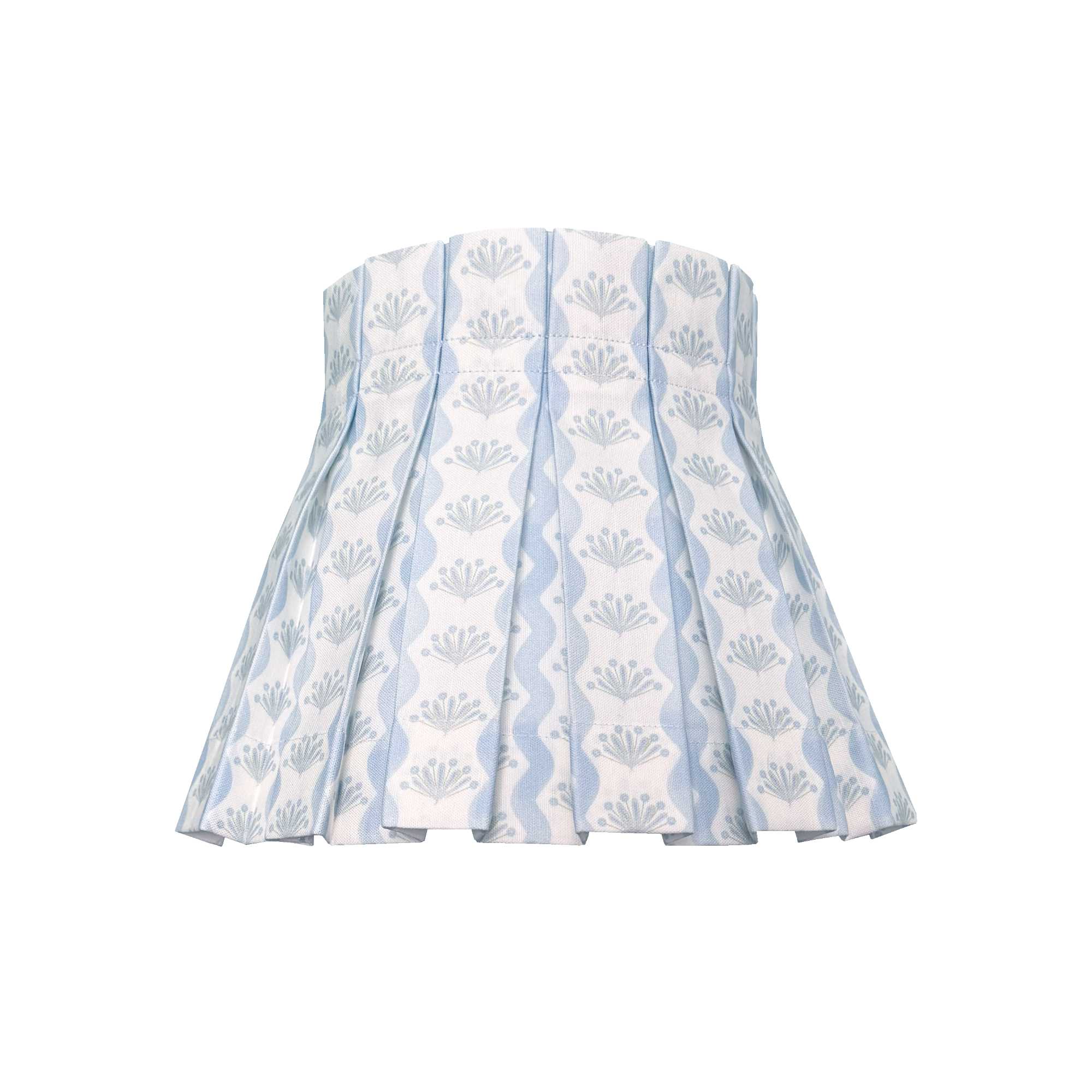 BABY RIVIERA CLASSIC BOX PLEAT LAMPSHADE | PASTEL BLUE