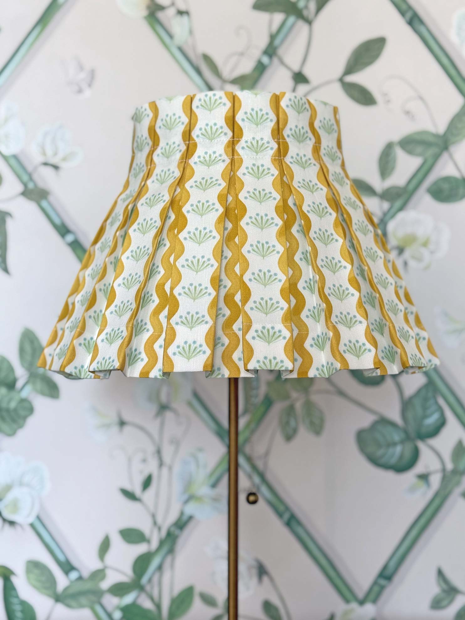 BABY RIVIERA BOX PLEAT LAMPSHADE | YELLOW