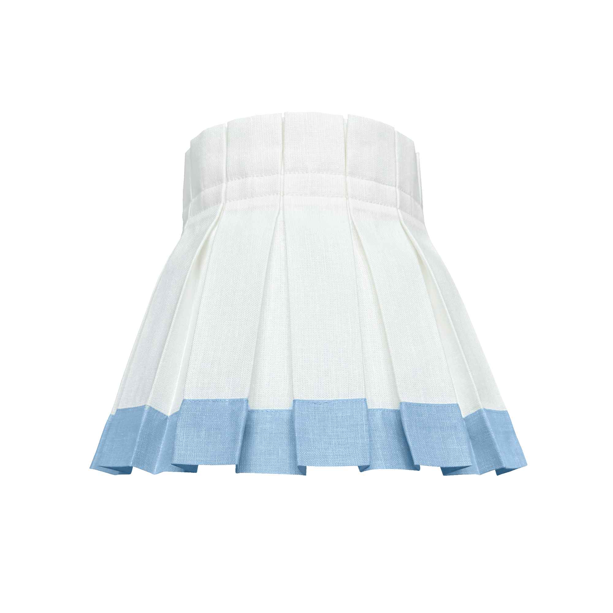 【美品】ENFOLD 24年製 LAMPSHADE SKIRT ライトブルー LAMPSHADE SKIRT（300HS431－1270