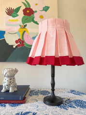 COLORBLOCK CLASSIC BOX PLEAT LAMPSHADE | PINK/RED