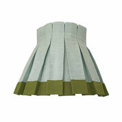 COLORBLOCK CLASSIC BOX PLEAT LAMPSHADE | SEAFOAM/FOREST