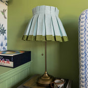 COLORBLOCK CLASSIC BOX PLEAT LAMPSHADE | SEAFOAM/FOREST
