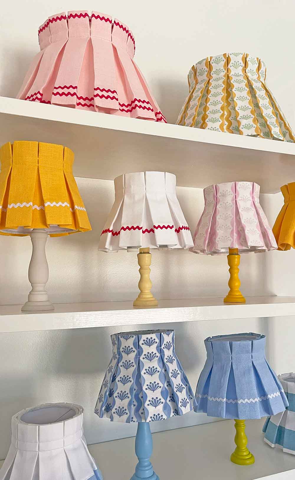 INTERCHANGEABLE BOX-PLEAT LAMPSHADE SKIRT | CIELLE HOME
