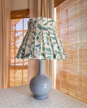 ELYSSE BOX PLEAT LAMPSHADE | PEACOCK