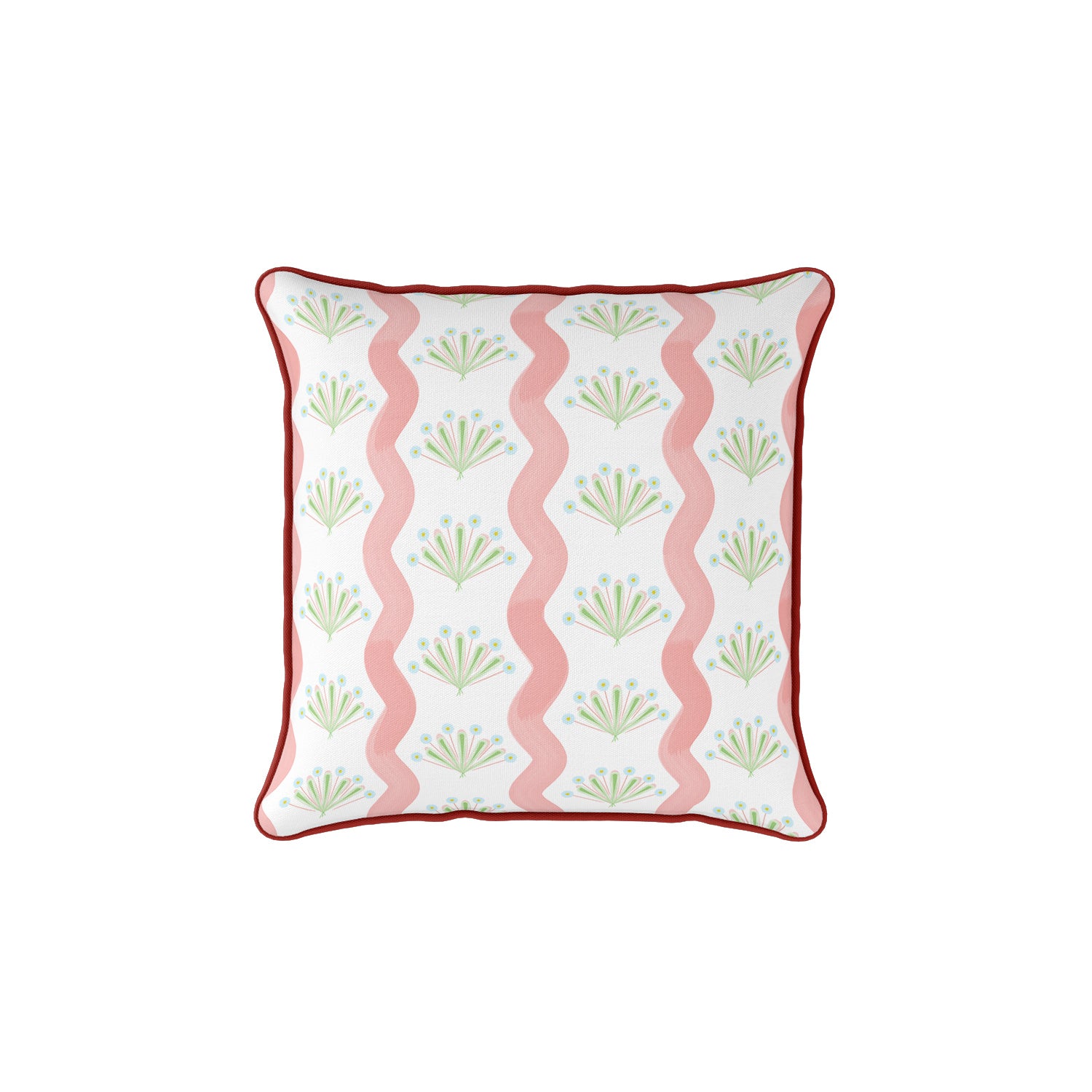Cielle Home  Blue Irregular Striped Lumbar & Square Pillow – Ciélle Home