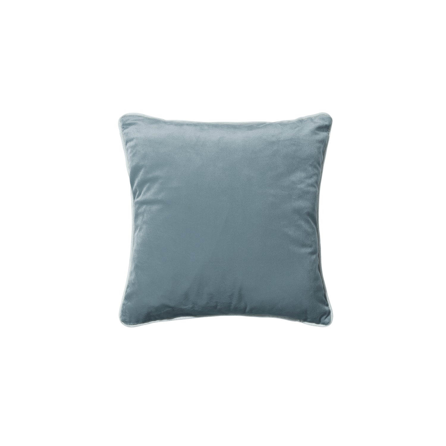 Blue velvet throw store pillows