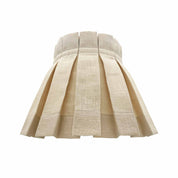 SOLID CLASSIC BOX PLEAT LAMPSHADE | TAN