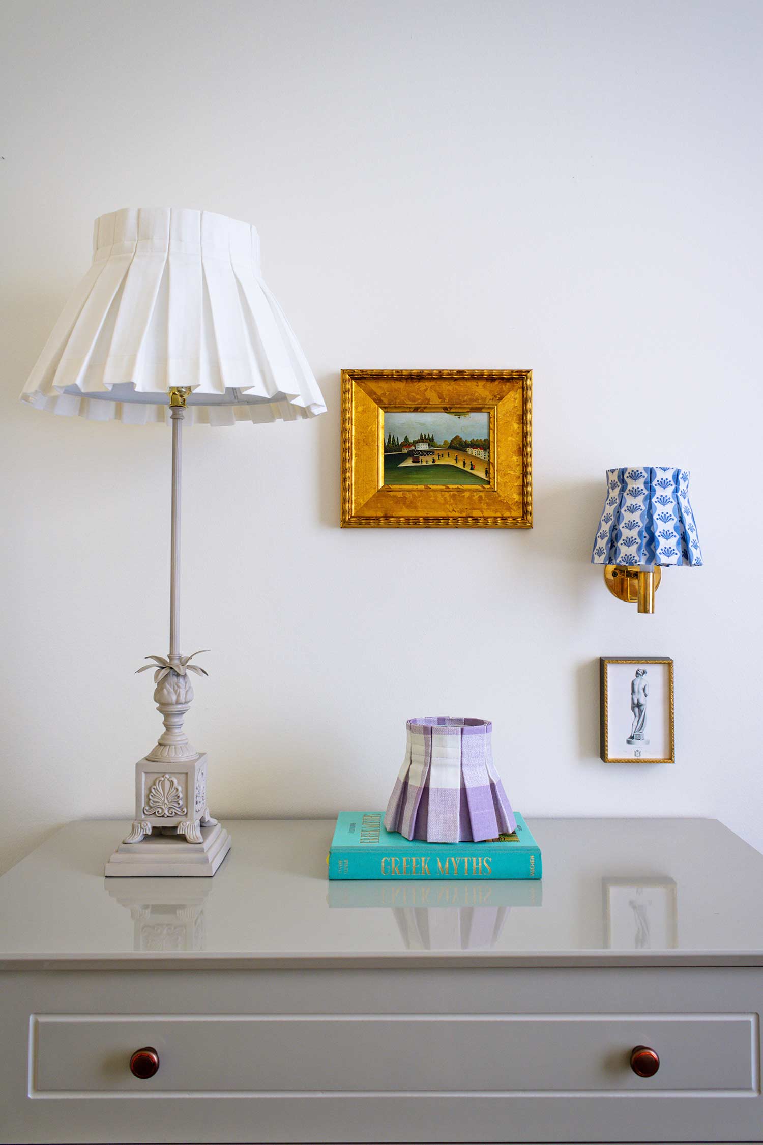 Cielle Home Box Pleat Lampshade - Thumbnail 2