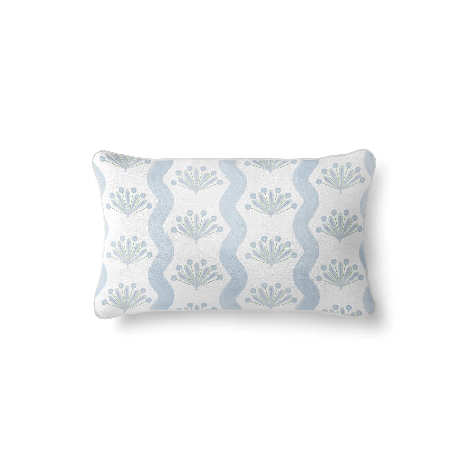 RIVIERA PILLOW COVER | PASTEL BLUE