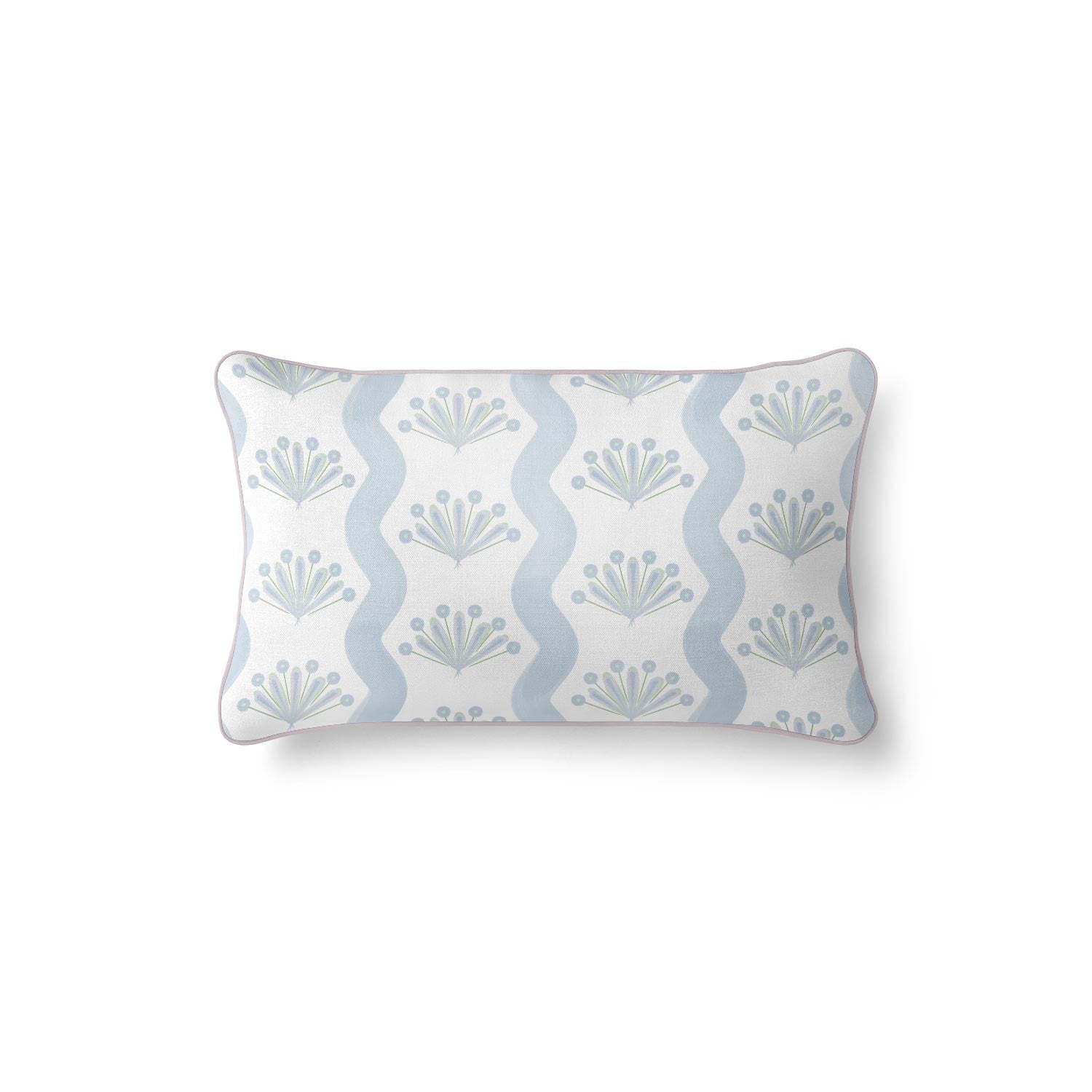 RIVIERA PILLOW COVER | PASTEL BLUE